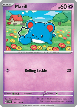 SSP Surging Sparks 073/252 Marill (Common - reverse)