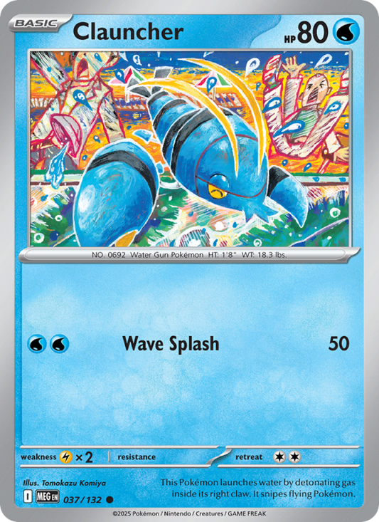 MEG Mega Evolution 037/188 Clauncher (Common - normal)