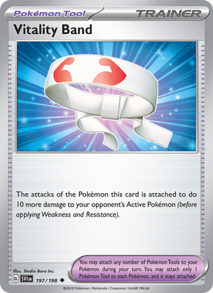 SV Scarlet & Violet 197/258 Vitality Band (Uncommon - reverse)