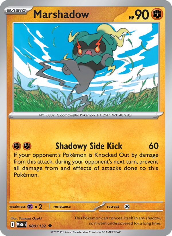 MEG Mega Evolution 080/188 Marshadow (Uncommon - reverse)