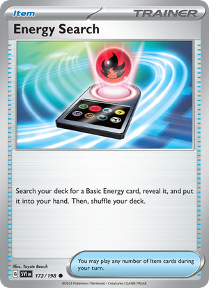 SV Scarlet & Violet 172/258 Energy Search (Common - normal)