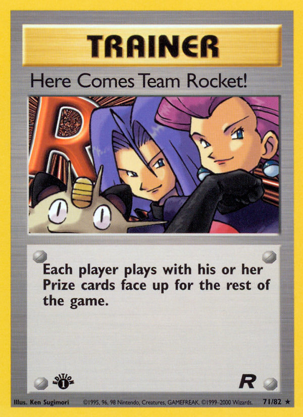 RO Team Rocket 71/83 Here Comes Team Rocket! (Rare - normal)