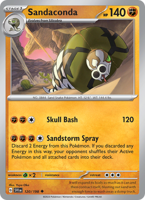 SV Scarlet & Violet 120/258 Sandaconda (Uncommon - normal)