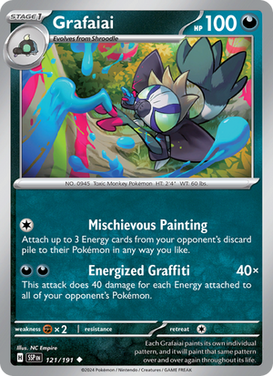 SSP Surging Sparks 121/252 Grafaiai (Uncommon - reverse)