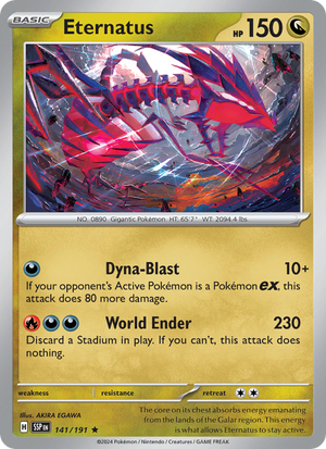 SSP Surging Sparks 141/252 Eternatus (Rare - holo)