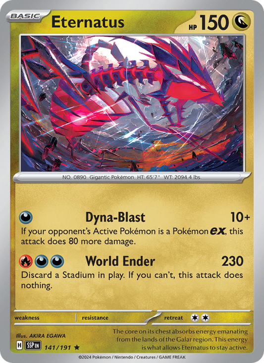 SSP Surging Sparks 141/252 Eternatus (Rare - holo)