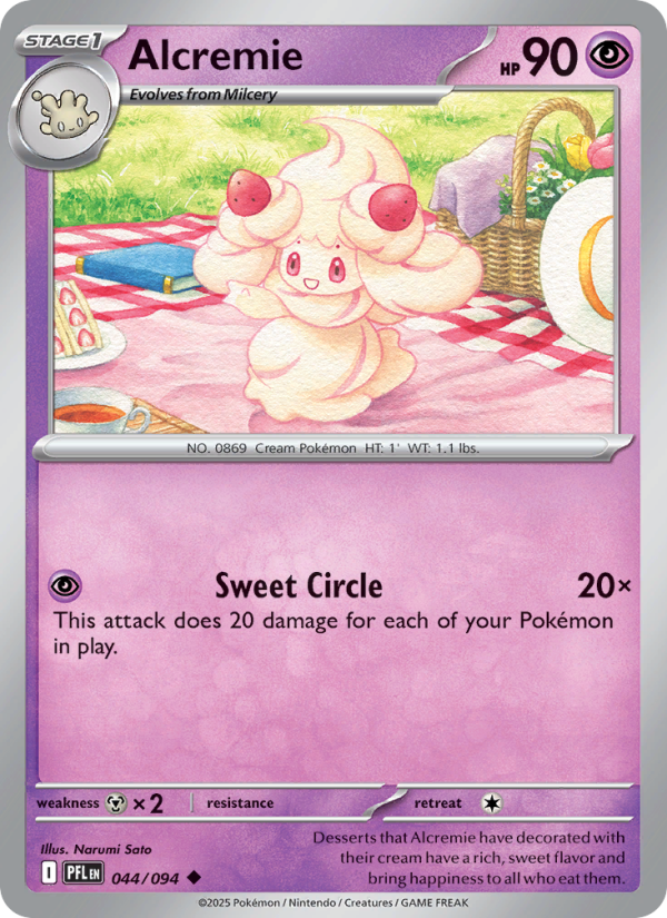 PFL Phantasmal Flames 044/130 Alcremie (Uncommon - normal)