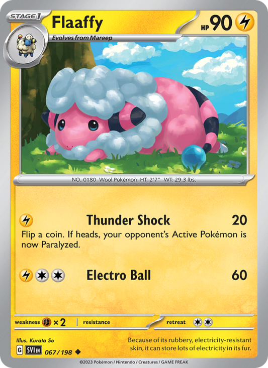 SV Scarlet & Violet 067/258 Flaaffy (Uncommon - normal)