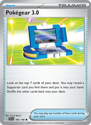 SV Scarlet & Violet 186/258 Pokégear 3.0 (Common - reverse)