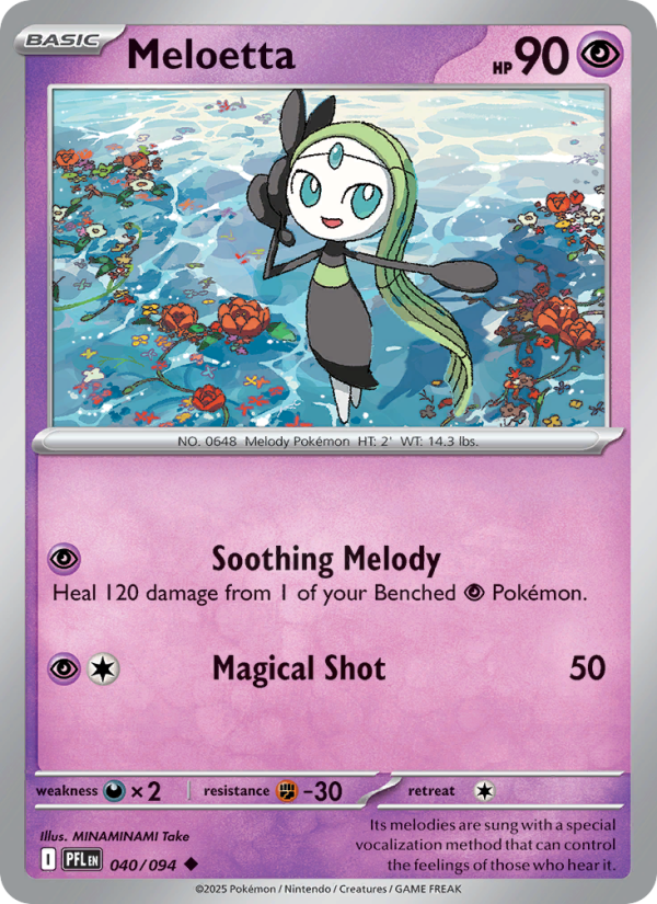 PFL Phantasmal Flames 040/130 Meloetta (Uncommon - normal)