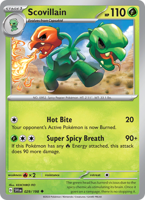 SV Scarlet & Violet 029/258 Scovillain (Uncommon - normal)