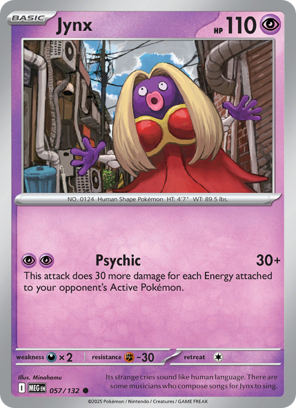 MEG Mega Evolution 057/188 Jynx (Common - normal)