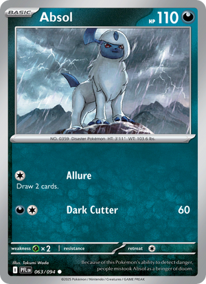 PFL Phantasmal Flames 063/130 Absol (Common - normal)