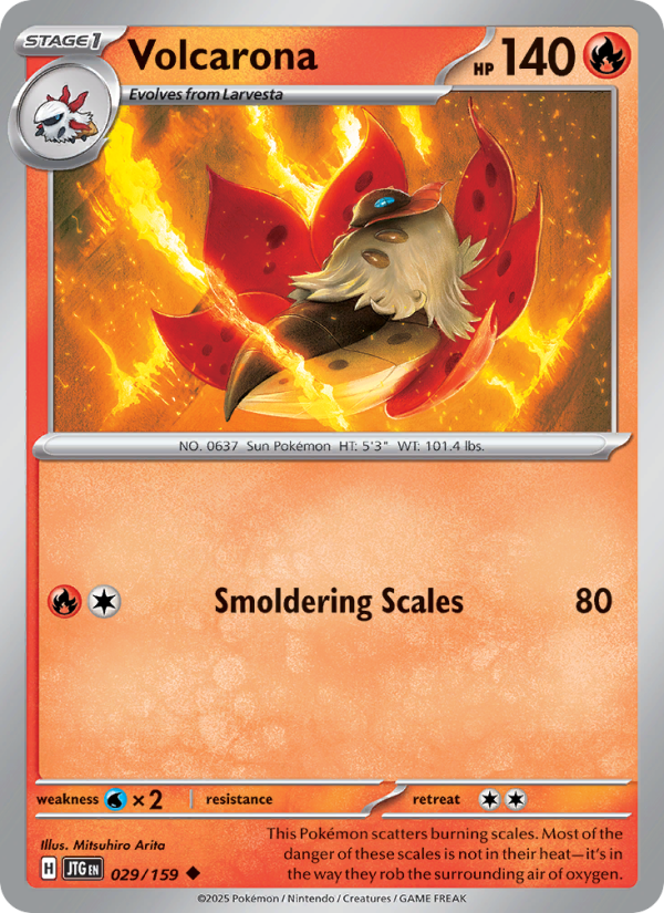 JTG Journey Together 029/190 Volcarona (Uncommon - normal)