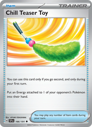 SSP Surging Sparks 166/252 Chill Teaser Toy (Uncommon - normal)