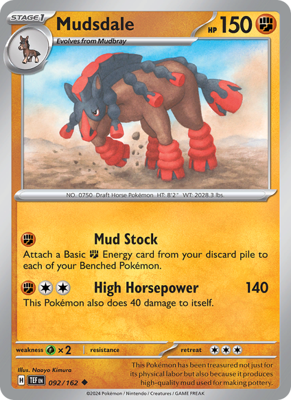 TEF Temporal Forces 092/218 Mudsdale (Uncommon - normal)