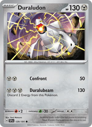 SSP Surging Sparks 129/252 Duraludon (Common - reverse)