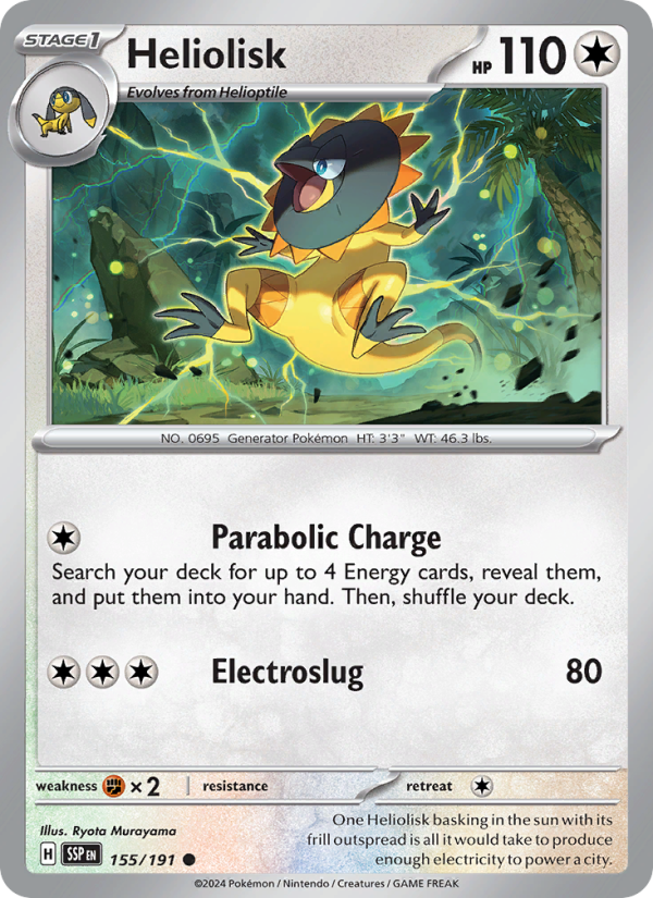 SSP Surging Sparks 155/252 Heliolisk (Common - normal)