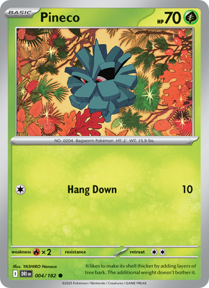 DRI Destined Rivals 004/244 Pineco (Common - normal)