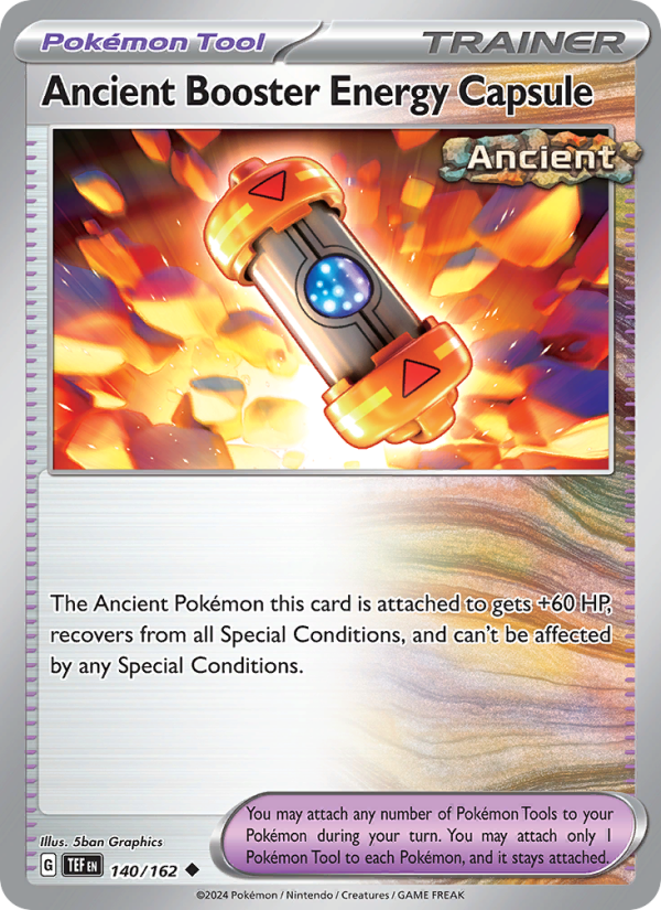 TEF Temporal Forces 140/218 Ancient Booster Energy Capsule (Uncommon - reverse)