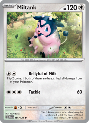 MEG Mega Evolution 106/188 Miltank (Common - holo)