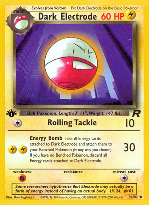 RO Team Rocket 34/83 Dark Electrode (Uncommon - normal-1st-edition)