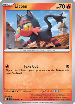 TEF Temporal Forces 032/218 Litten (Common - reverse)