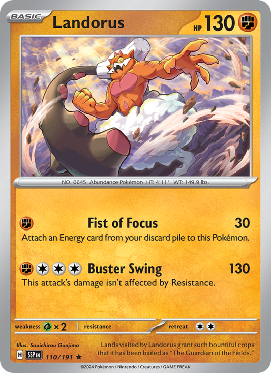 SSP Surging Sparks 110/252 Landorus (Rare - holo)
