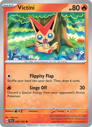 TEF Temporal Forces 030/218 Victini (Common - reverse)