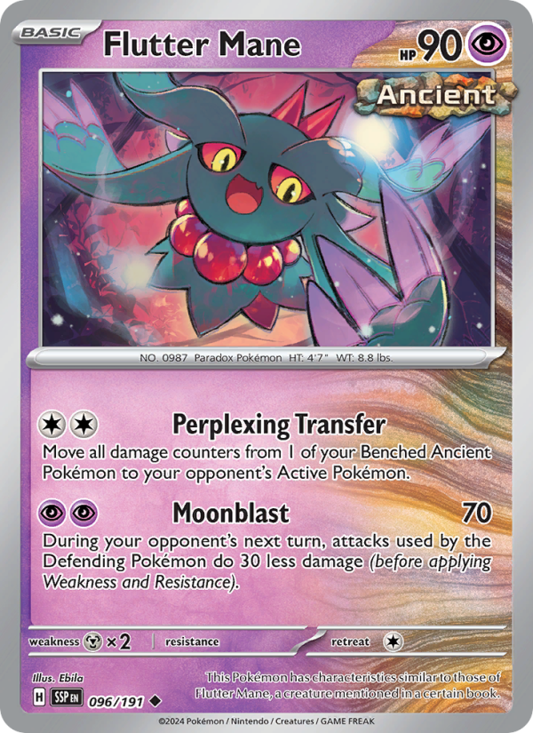 SSP Surging Sparks 096/252 Flutter Mane (Uncommon - reverse)