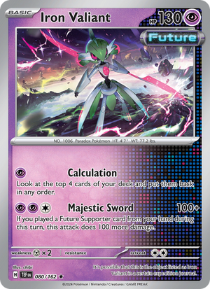 TEF Temporal Forces 080/218 Iron Valiant (Rare - holo)