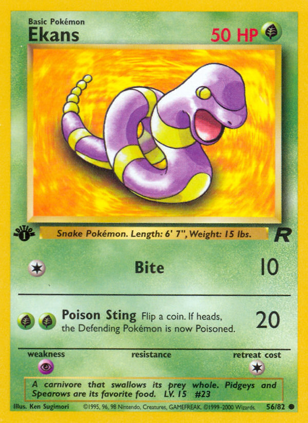 RO Team Rocket 56/83 Ekans (Common - normal-1st-edition)