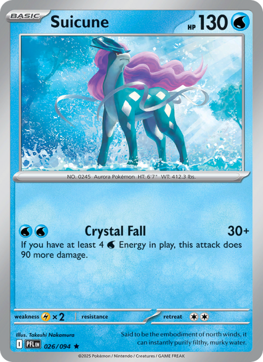 PFL Phantasmal Flames 026/130 Suicune (Rare - holo)
