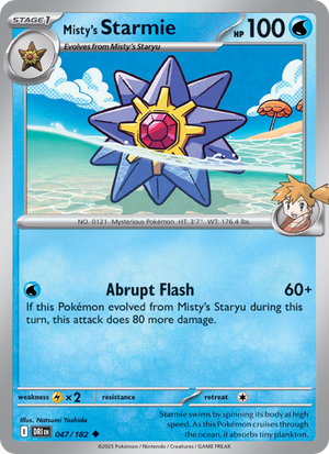 DRI Destined Rivals 047/244 Misty's Starmie (Uncommon - normal)