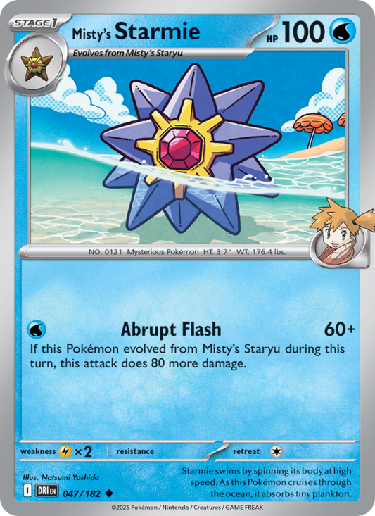 DRI Destined Rivals 047/244 Misty's Starmie (Uncommon - normal)