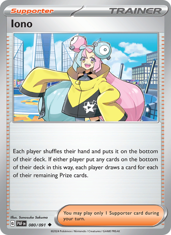 PAF Paldean Fates 080/245 Iono (Uncommon - normal)