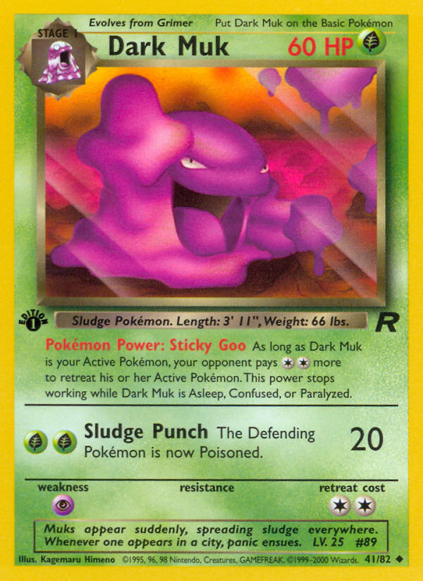RO Team Rocket 41/83 Dark Muk (Uncommon - normal-1st-edition)