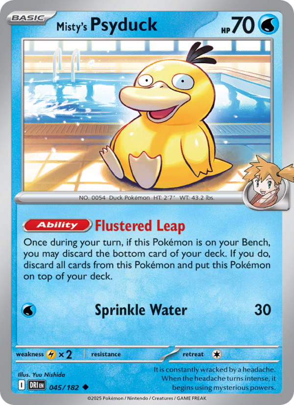DRI Destined Rivals 045/244 Misty's Psyduck (Uncommon - normal)