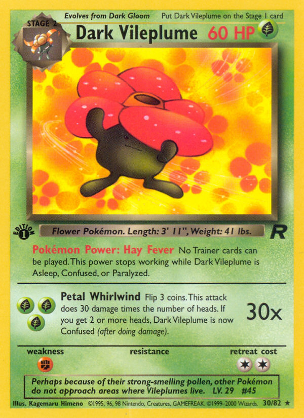 RO Team Rocket 30/83 Dark Vileplume (Rare - normal)