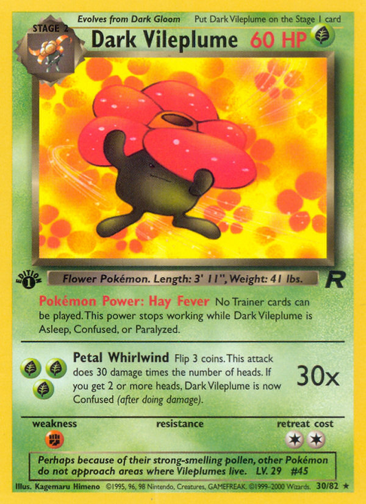 RO Team Rocket 30/83 Dark Vileplume (Rare - normal)