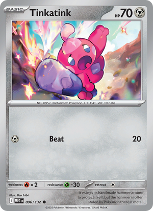 MEG Mega Evolution 096/188 Tinkatink (Common - reverse)