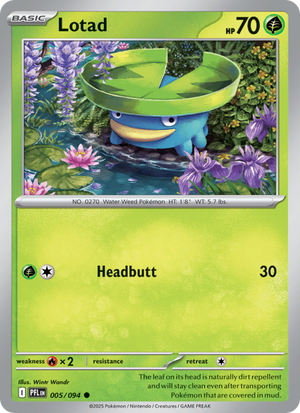 PFL Phantasmal Flames 005/130 Lotad (Common - holo)
