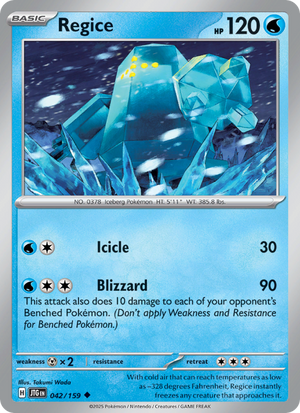 JTG Journey Together 042/190 Regice (Uncommon - normal)