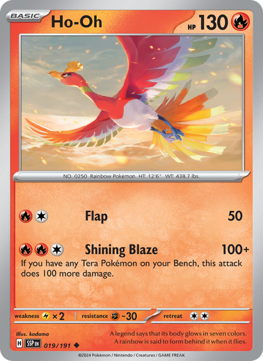 SSP Surging Sparks 019/252 Ho-Oh (Uncommon - normal)