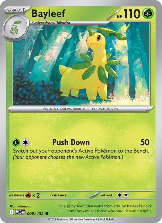 MEG Mega Evolution 009/188 Bayleef (Common - holo)