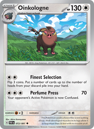 PAF Paldean Fates 072/245 Oinkologne (Uncommon - normal)