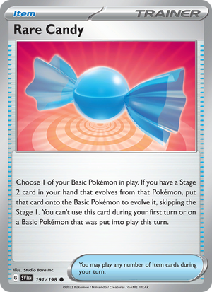 SV Scarlet & Violet 191/258 Rare Candy (Common - normal)