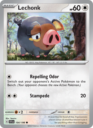 SV Scarlet & Violet 154/258 Lechonk (Common - normal)