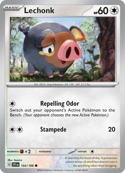 SV Scarlet & Violet 154/258 Lechonk (Common - normal)