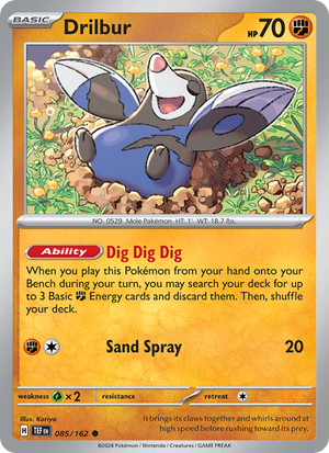 TEF Temporal Forces 085/218 Drilbur (Common - reverse)